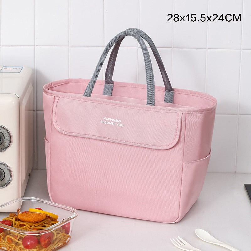 Sac à main isotherme Joli en nylon, quatre coloris, deux formats