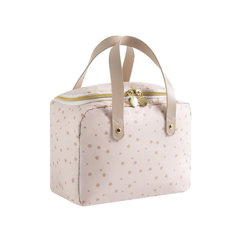 Sac à lunch isotherme pour bento, styles Neige et Chat