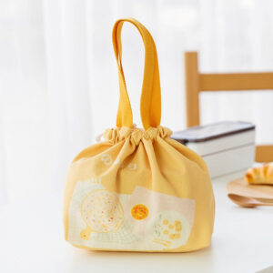 Sac à lunch en toile, deux tailles et quatre coloris