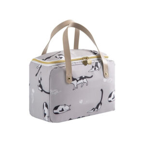 Sac à lunch isotherme pour bento, styles Neige et Chat