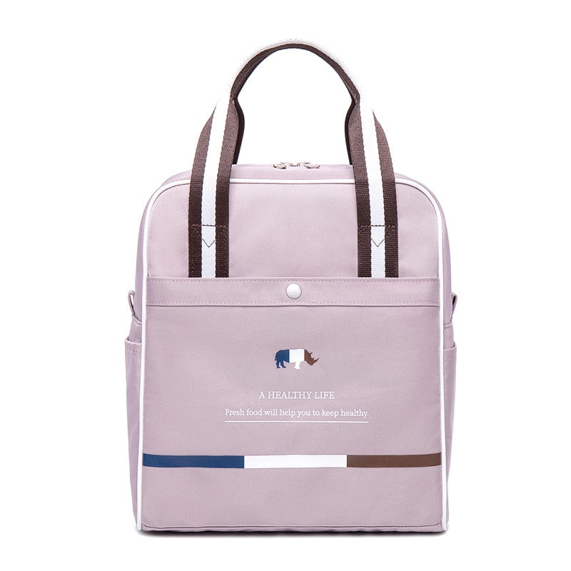 Sac isotherme repas élégant pour femme, six coloris