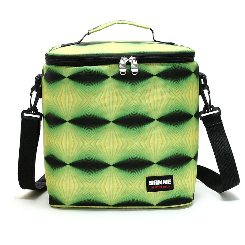 Sac isotherme repas 10 L en Oxford à sangle réglable, sept styles
