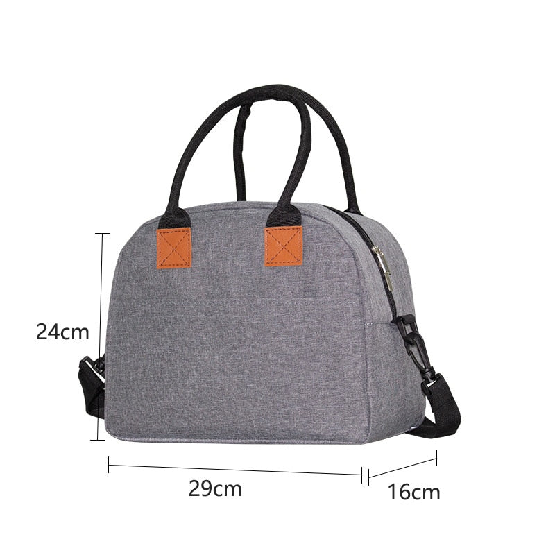 Sac à lunch fleuri, dix styles, doublure intérieure amovible