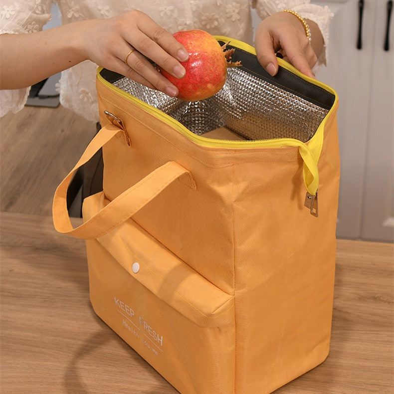 Lunch bag isotherme Chic en Oxford, avec ou sans sangle