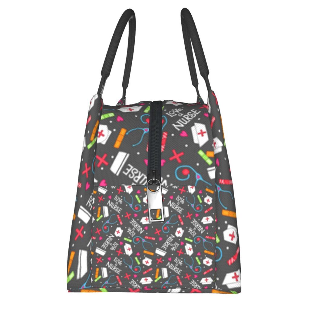 Sac à lunch infirmier en polyester 600D, bandoulière réglable