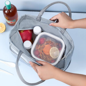 Sac à main isotherme Joli en nylon, quatre coloris, deux formats