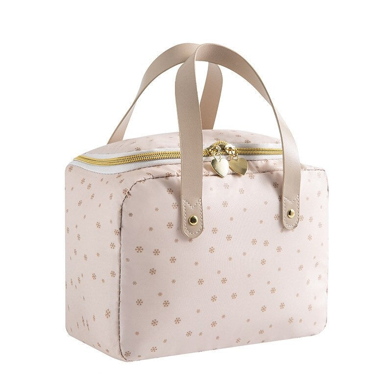 Sac à lunch isotherme pour bento, styles Neige et Chat