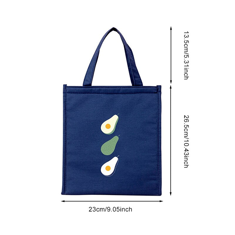 Sac isotherme repas pour snack, polyester et doublure PEVA