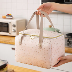 Sac à lunch isotherme pour bento, styles Neige et Chat