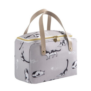 Sac à lunch isotherme pour bento, styles Neige et Chat