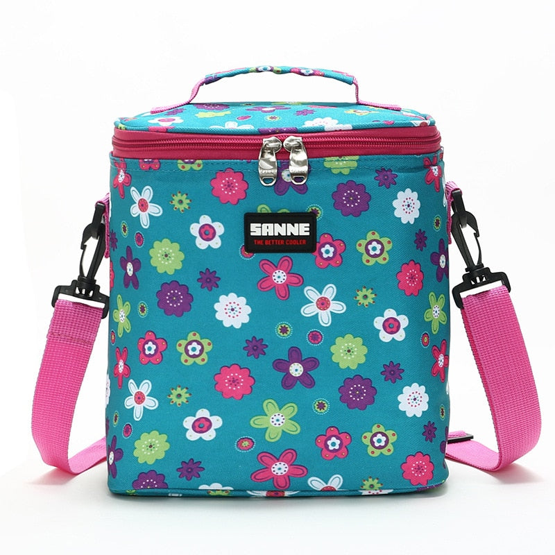 Sac à repas isotherme 7 L en nylon, huit styles au choix