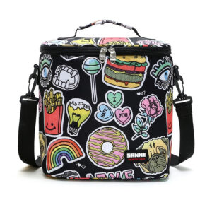 Sac isotherme repas 10 L en Oxford à sangle réglable, sept styles