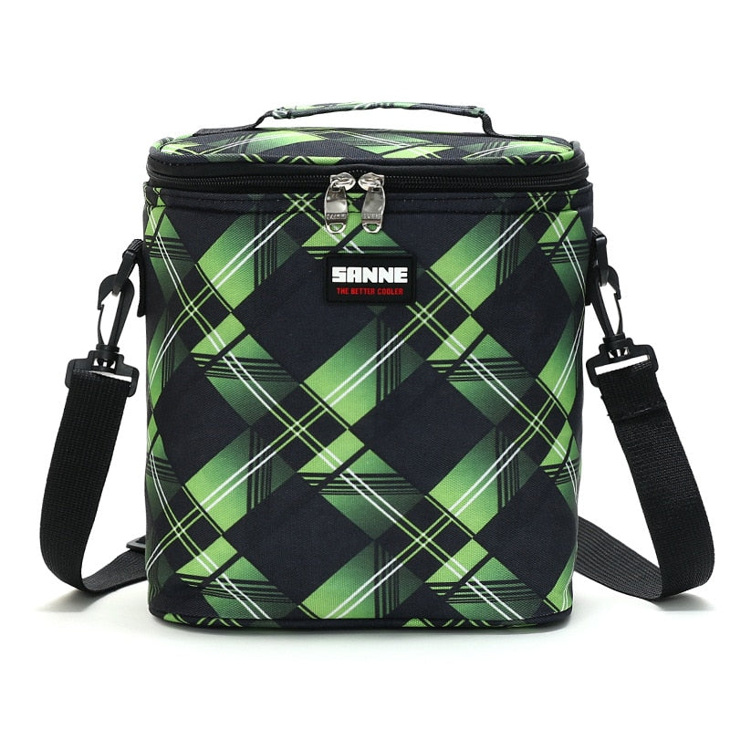 Sac à repas isotherme 7 L en nylon, huit styles au choix