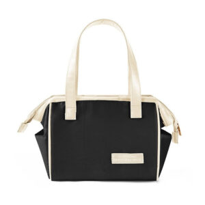 Sac isotherme lunch pour femme au style classe, noir ou kaki