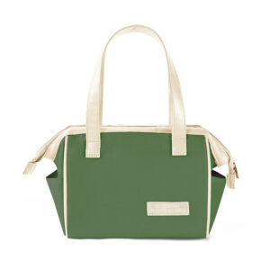 Sac isotherme lunch pour femme au style classe, noir ou kaki