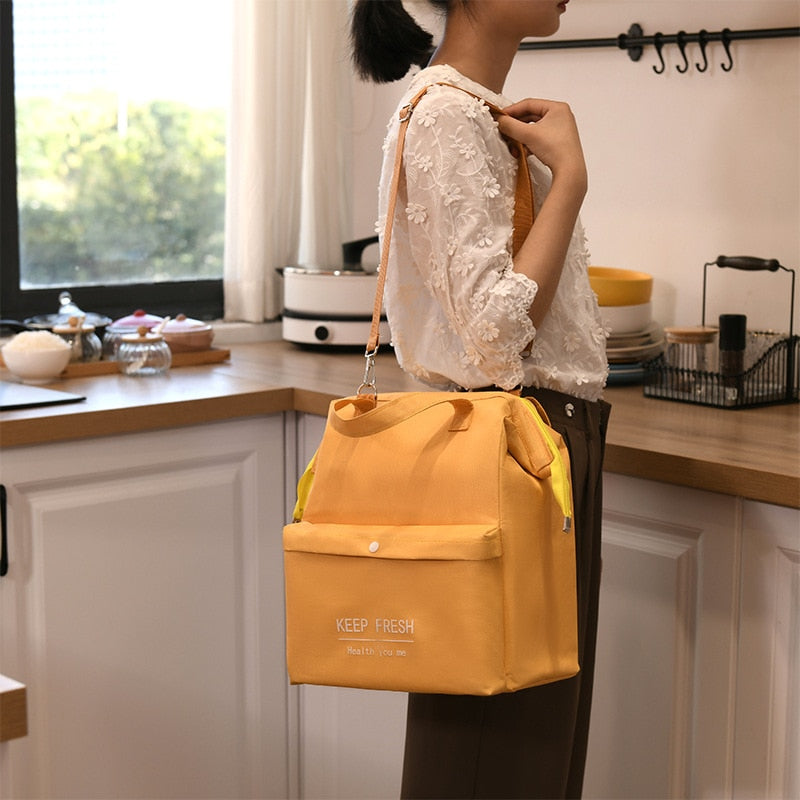 Lunch bag isotherme Chic en Oxford, avec ou sans sangle