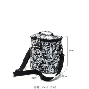 Sac à repas isotherme 7 L en nylon, huit styles au choix
