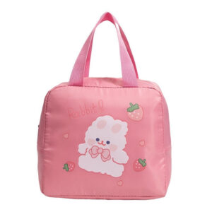 Sac à repas isotherme cartoon en nylon, quatre coloris