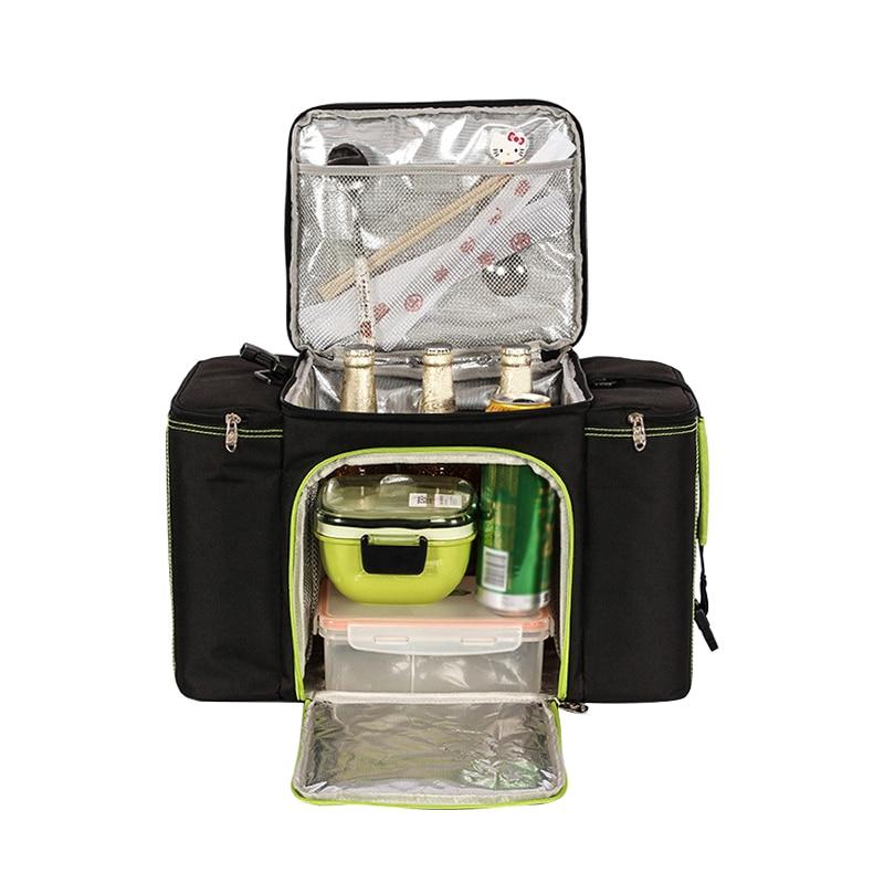 Grand sac isotherme 42 × 22 × 26 cm en polyester et aluminium