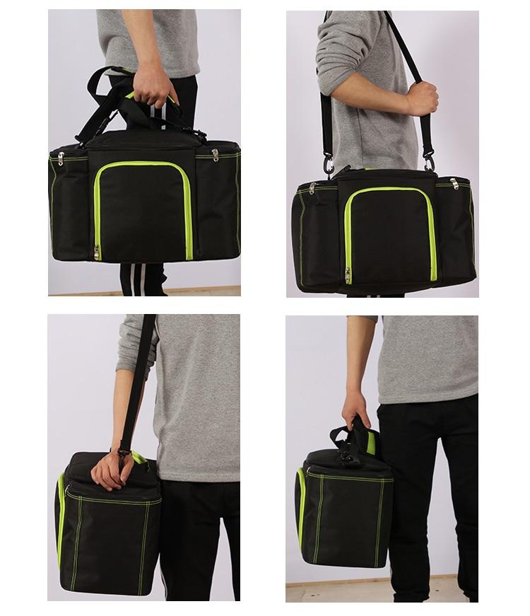 Grand sac isotherme 42 × 22 × 26 cm en polyester et aluminium