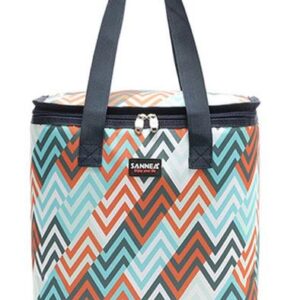 Sac isotherme repas en nylon et polyester, quatre motifs