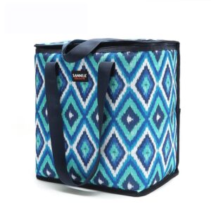 Sac isotherme repas en nylon et polyester, quatre motifs