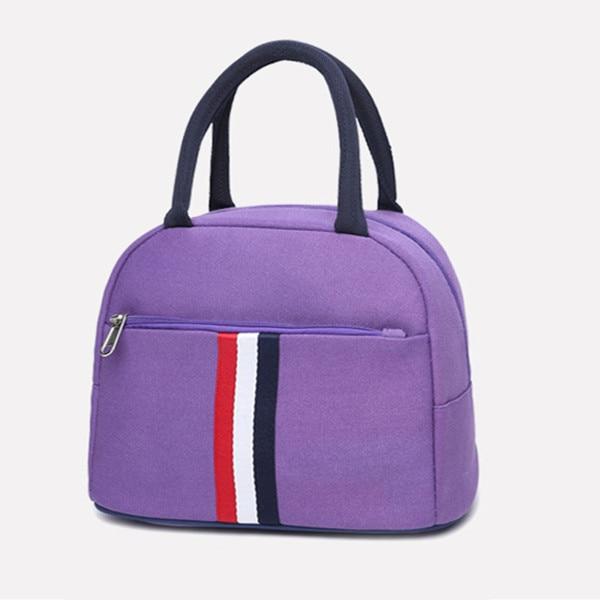 Joli sac isotherme en toile Oxford, bandoulière ajustable