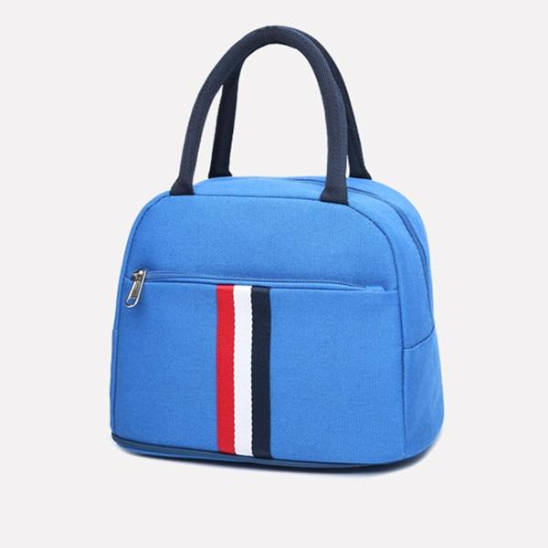 Joli sac isotherme en toile Oxford, bandoulière ajustable