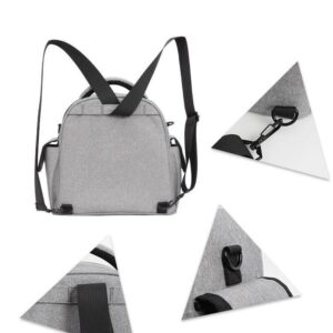 Petit sac à dos isotherme 25 × 15 × 24 cm, doublé d'aluminium