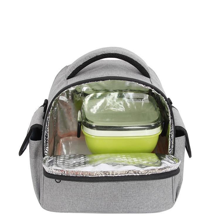 Petit sac à dos isotherme 25 × 15 × 24 cm, doublé d'aluminium