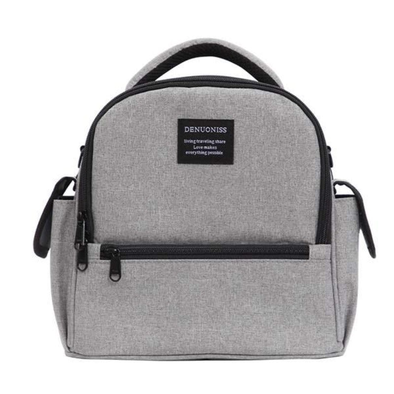 Petit sac à dos isotherme 25 × 15 × 24 cm, doublé d'aluminium