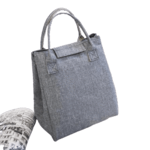 Sac à déjeuner isotherme avec poche avant, sept coloris
