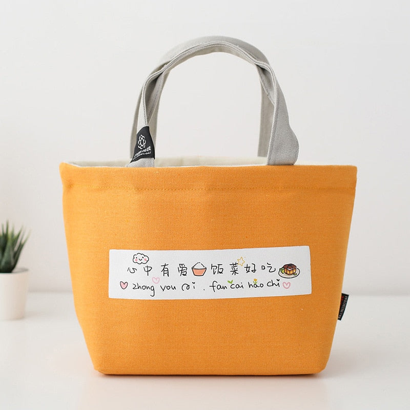 Sac à déjeuner isotherme en nylon, dix coloris