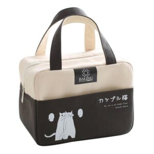 Sac à goûter isotherme enfant à motifs colorés, quatre coloris