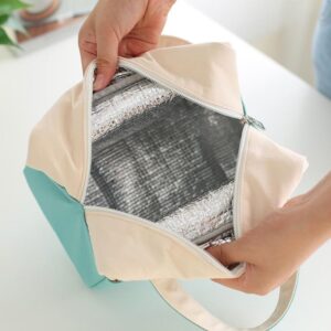Sac à goûter isotherme enfant à motifs colorés, quatre coloris