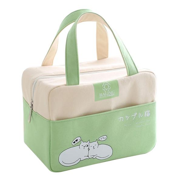 Sac à goûter isotherme enfant à motifs colorés, quatre coloris