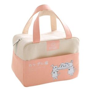 Sac à goûter isotherme enfant à motifs colorés, quatre coloris