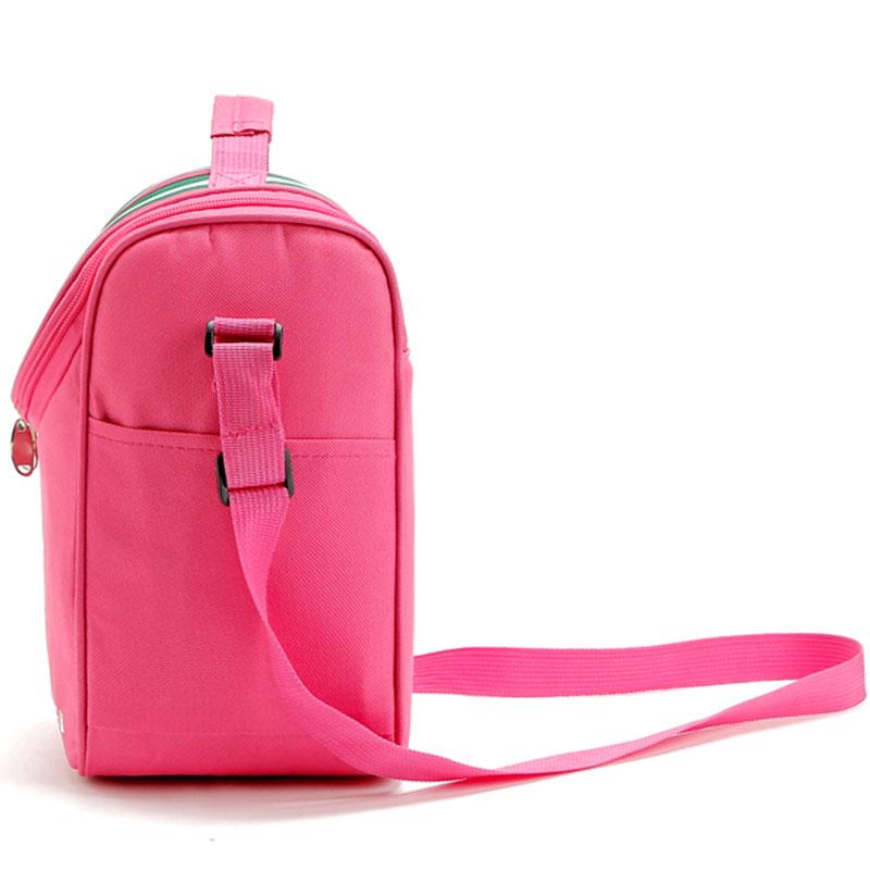 Sac à goûter isotherme fille en Oxford, bandoulière amovible