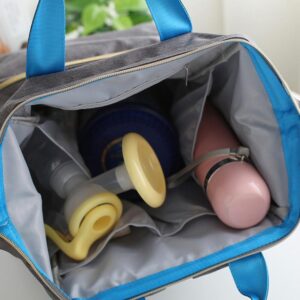 Sac à langer isotherme en Oxford avec poches biberons
