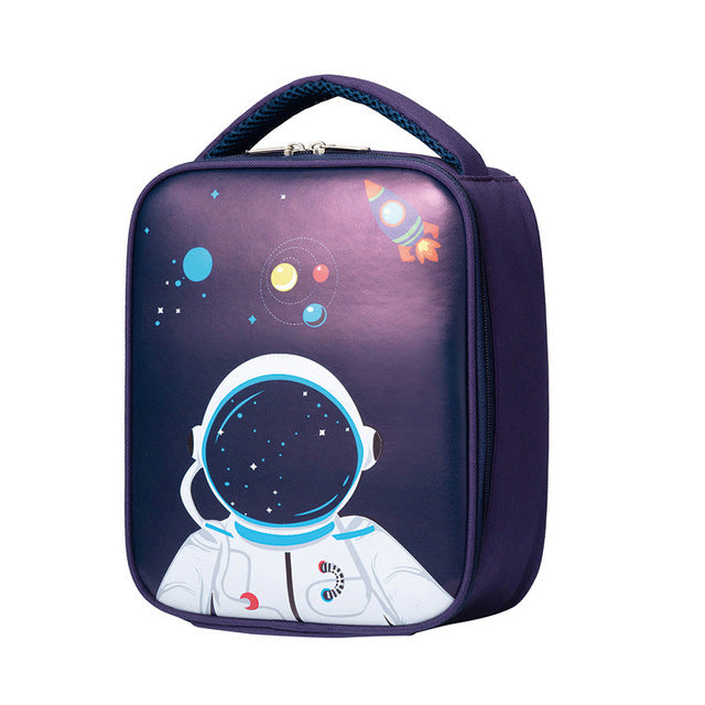 Sac à lunch isotherme enfant 15 L en nylon, cinq motifs