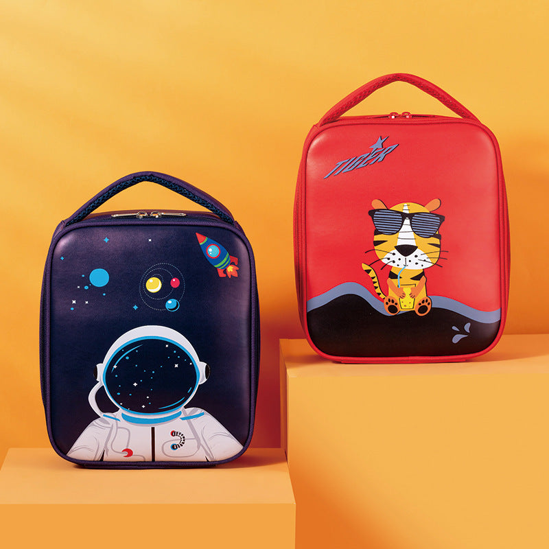 Sac à lunch isotherme enfant 15 L en nylon, cinq motifs