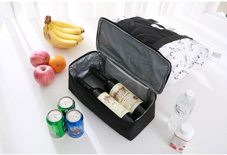 Sac à main avec compartiment isotherme et poche secrète