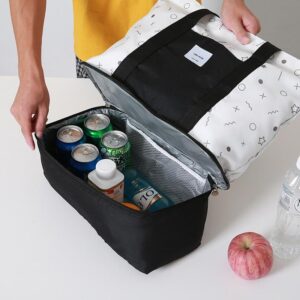 Sac à main avec compartiment isotherme et poche secrète