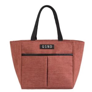Sac à main isotherme élégant en coton perlé, 4 coloris