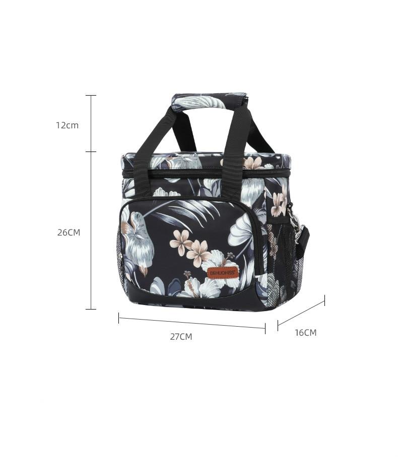 Sac à pique-nique isotherme en polyester, pour 8 canettes