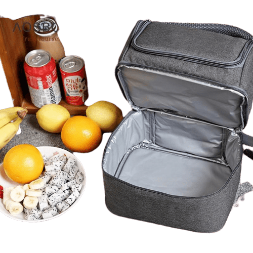Sac à repas isotherme avec bandoulière et poignée, 8 litres