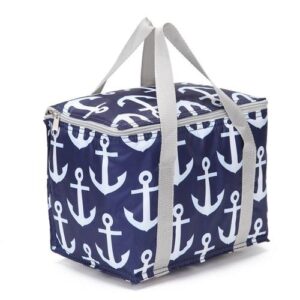 Sac de plage isotherme en nylon, fond rigide et fermeture éclair