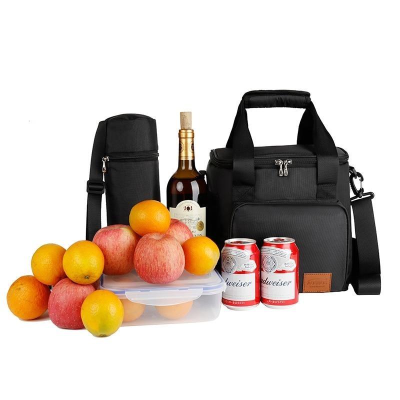 Sac déjeuner isotherme 15 litres avec poche zippée extérieure