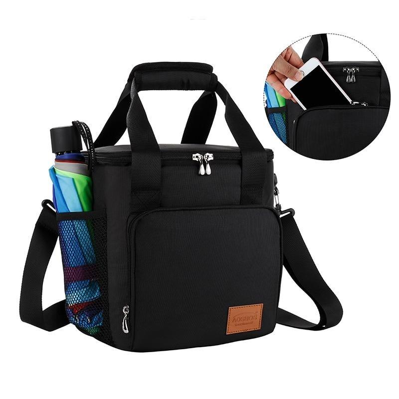 Sac déjeuner isotherme 15 litres avec poche zippée extérieure