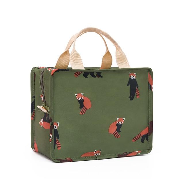 Sac goûter isotherme enfant raton laveur, en toile